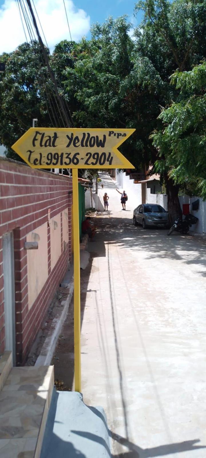 Flat Yellow Pipa Praia de Pipa Kültér fotó